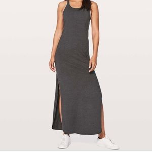 Lululemon heather grey refresh maxi dress
